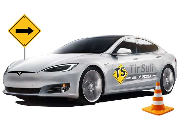 A szekszárdi TIR SULI Tesla oktatóautója